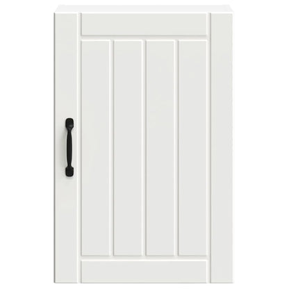 Kitchen Wall Cabinet "Lucca" Engineered Wood White 1x wall cabinet (1 door) 40 cm wide 60 cm high