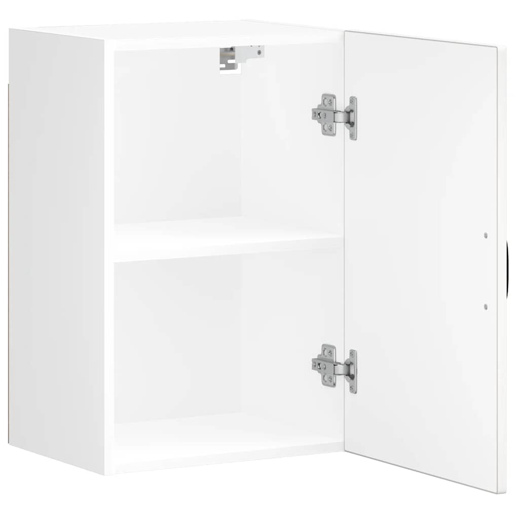Kitchen Wall Cabinet "Lucca" Engineered Wood White 1x wall cabinet (1 door) 40 cm wide 60 cm high