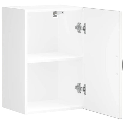 Kitchen Wall Cabinet "Lucca" Engineered Wood White 1x wall cabinet (1 door) 40 cm wide 60 cm high