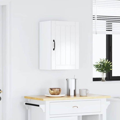 Kitchen Wall Cabinet "Lucca" Engineered Wood High Gloss White 1x wall cabinet (1 door) 40 cm wide 60 cm high