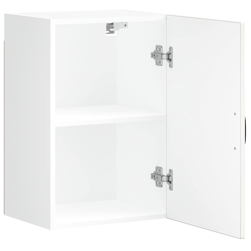 Kitchen Wall Cabinet "Lucca" Engineered Wood High Gloss White 1x wall cabinet (1 door) 40 cm wide 60 cm high