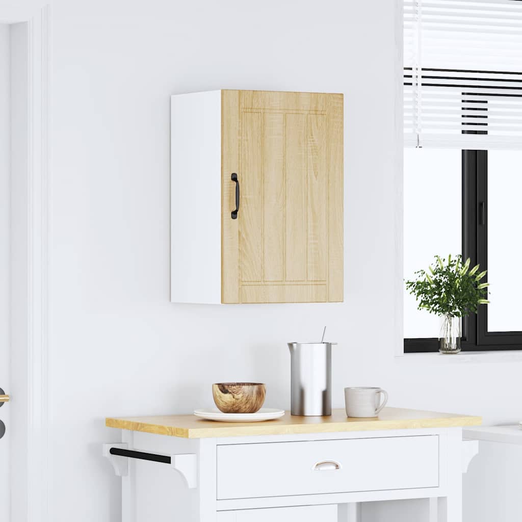 Kitchen Wall Cabinet "Lucca" Engineered Wood Sonoma Oak 1x wall cabinet (1 door) 40 cm wide 60 cm high