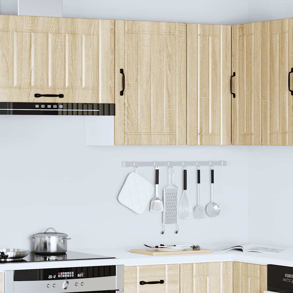 Kitchen Wall Cabinet "Lucca" Engineered Wood Sonoma Oak 1x wall cabinet (1 door) 40 cm wide 60 cm high