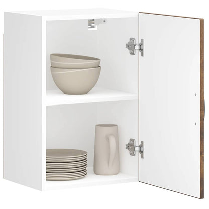 Kitchen Base Cabinet "Lucca" Engineered Wood Smoked Oak 1x wall cabinet (1 door) 40 cm wide 60 cm high