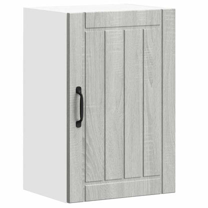 Kitchen Wall Cabinet "Lucca" Engineered Wood Grey Sonoma 1x wall cabinet (1 door) 40 cm wide 60 cm high