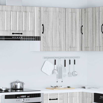 Kitchen Wall Cabinet "Lucca" Engineered Wood Grey Sonoma 1x wall cabinet (1 door) 40 cm wide 60 cm high