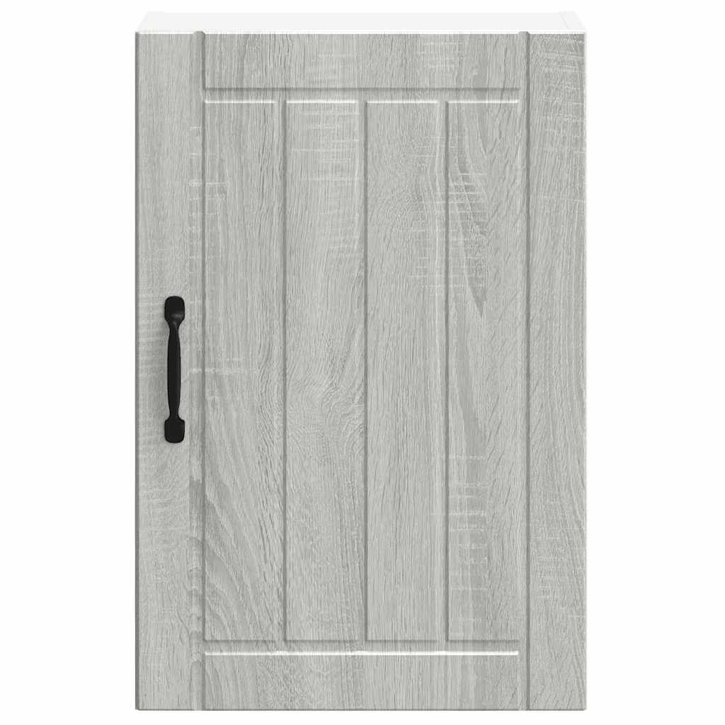 Kitchen Wall Cabinet "Lucca" Engineered Wood Grey Sonoma 1x wall cabinet (1 door) 40 cm wide 60 cm high
