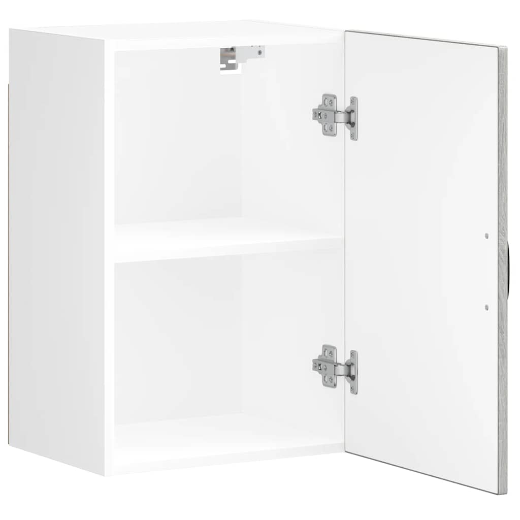 Kitchen Wall Cabinet "Lucca" Engineered Wood Grey Sonoma 1x wall cabinet (1 door) 40 cm wide 60 cm high