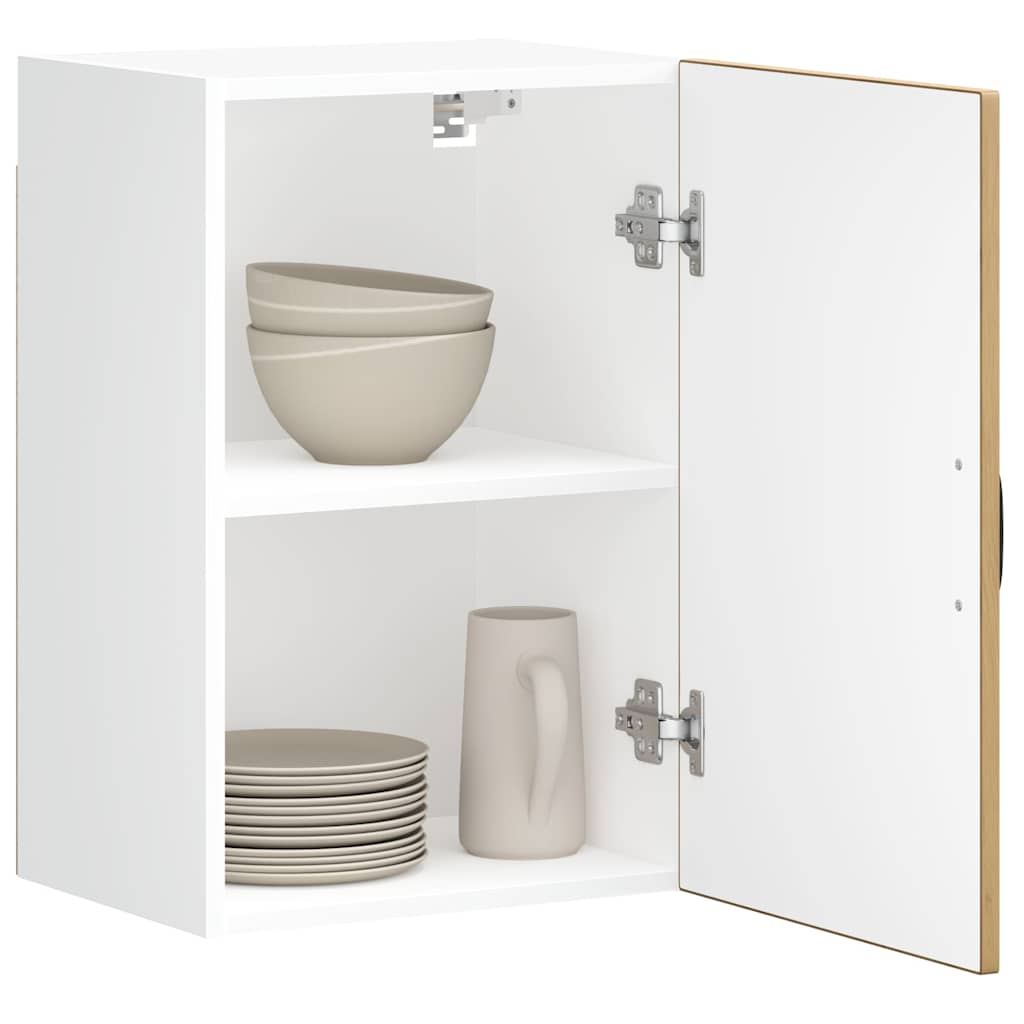 Kitchen Wall Cabinet "Lucca" Engineered Wood Artisan Oak 1x wall cabinet (1 door) 40 cm wide 60 cm high