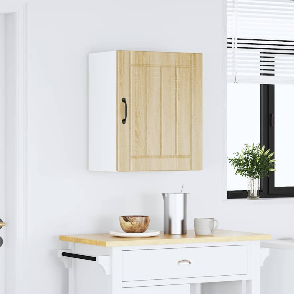 Kitchen Wall Cabinet "Lucca" Engineered Wood Sonoma Oak 1x wall cabinet (1 door) 50 cm wide 60 cm high
