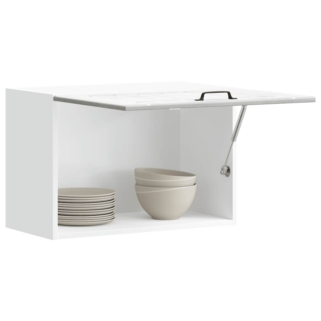 Kitchen Wall Cabinet "Lucca" Engineered Wood Concrete Grey 1x wall cabinet (1 flap door) 60 cm wide 40 cm high