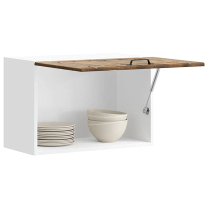 Kitchen Wall Cabinet "Lucca" Engineered Wood Smoked Oak 1x wall cabinet (1 flap door) 60 cm wide 40 cm high