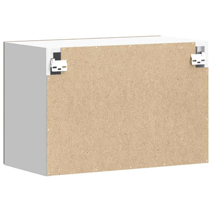 Kitchen Wall Cabinet "Lucca" Engineered Wood Brown Oak 1x wall cabinet (1 flap door) 60 cm wide 40 cm high