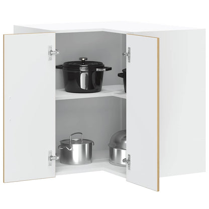 Kitchen Wall Cabinet "Lucca" Engineered Wood Artisan Oak 1x wall corner cabinet 57 cm wide 60 cm high
