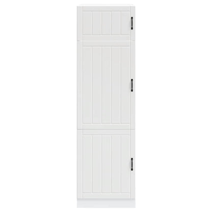 vidaXL Kitchen Cupboard Lucca White Engineered Wood 3