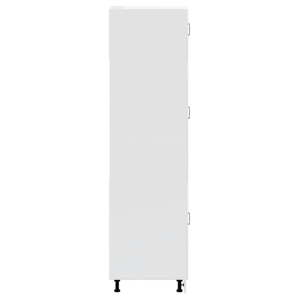 vidaXL Kitchen Cupboard Lucca White Engineered Wood 5
