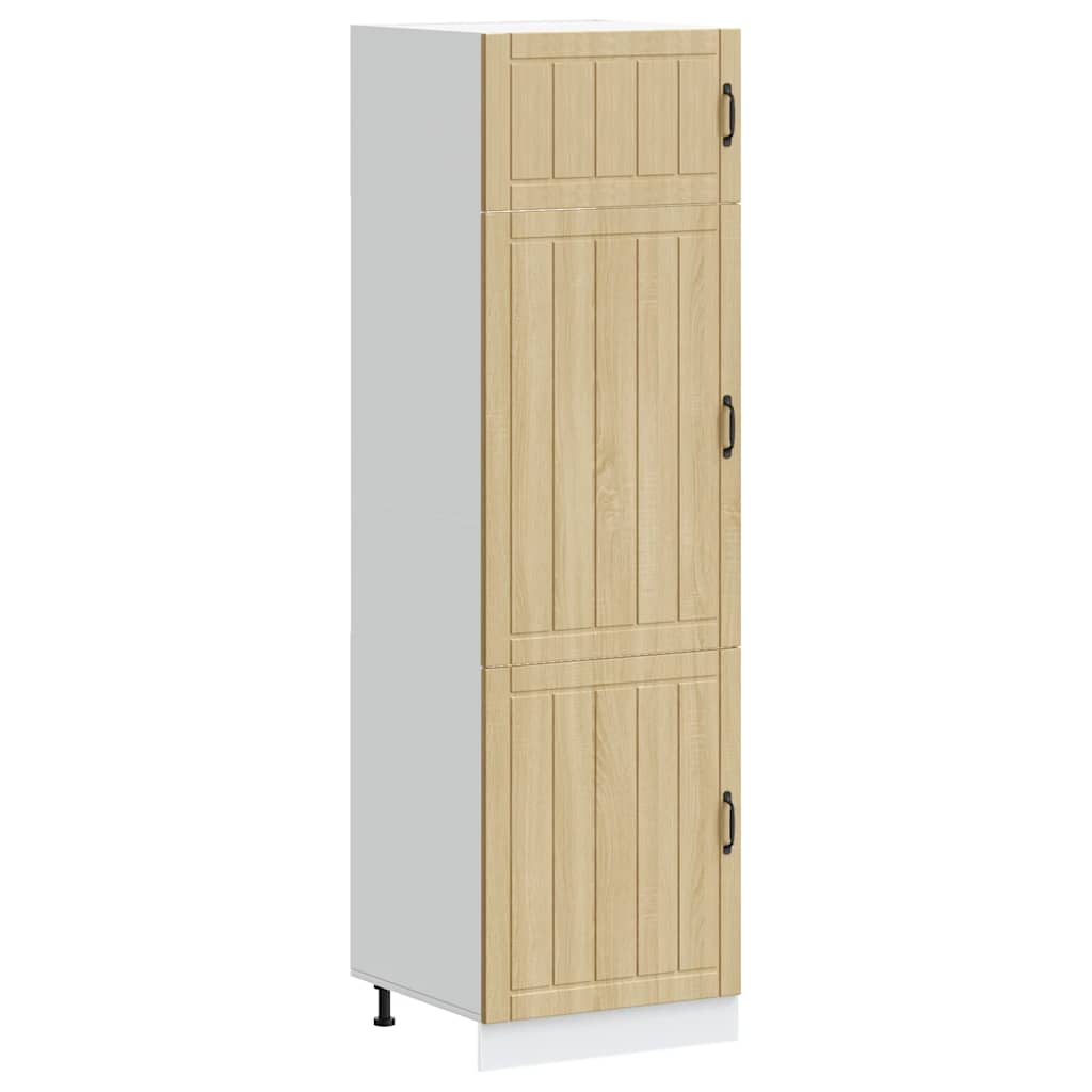 vidaXL Kitchen Cupboard Lucca Sonoma Oak Engineered Wood 1
