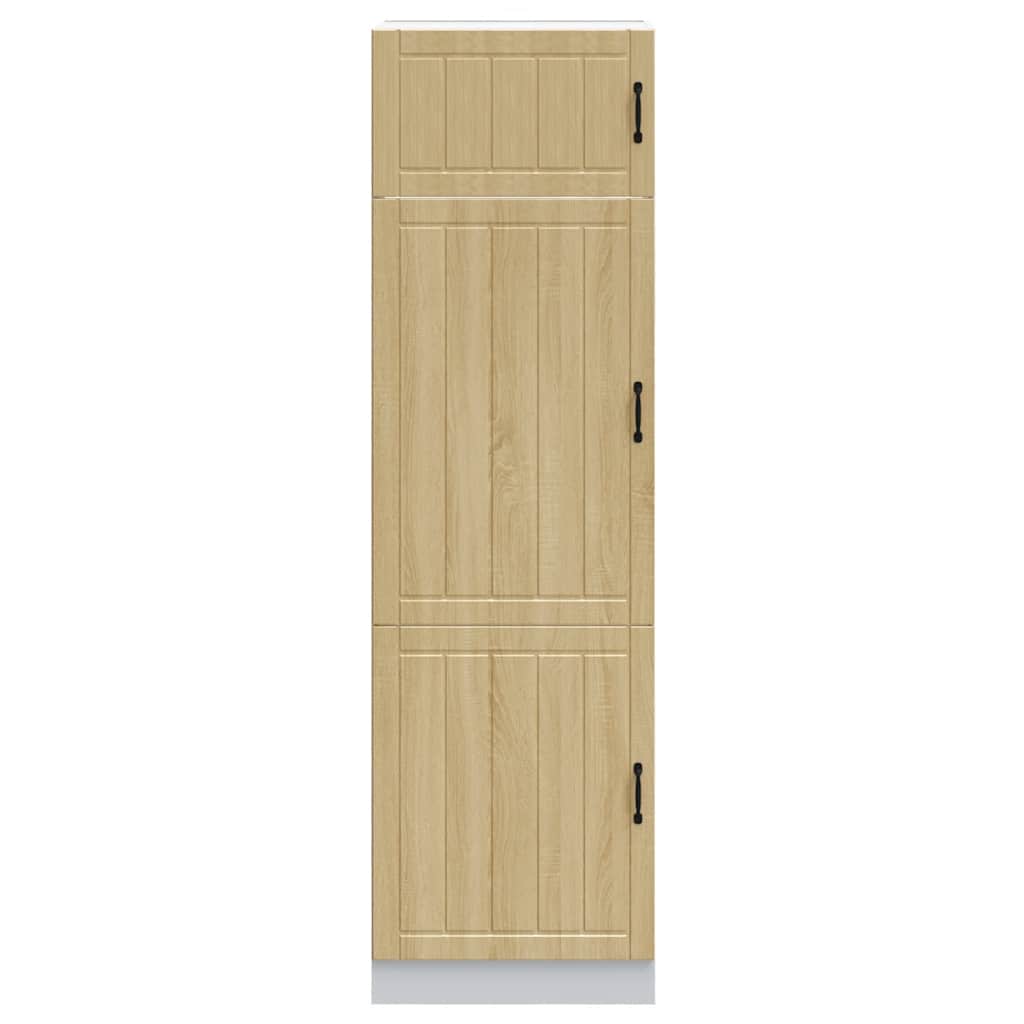 vidaXL Kitchen Cupboard Lucca Sonoma Oak Engineered Wood 3