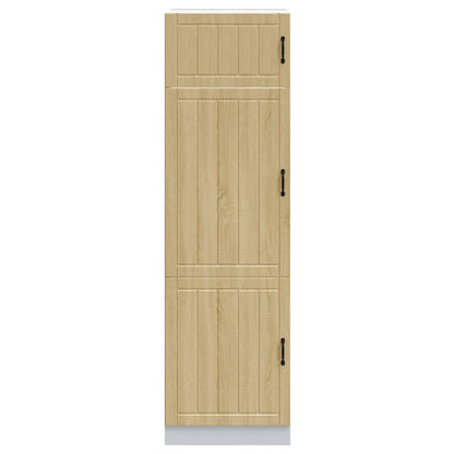 vidaXL Kitchen Cupboard Lucca Sonoma Oak Engineered Wood 3