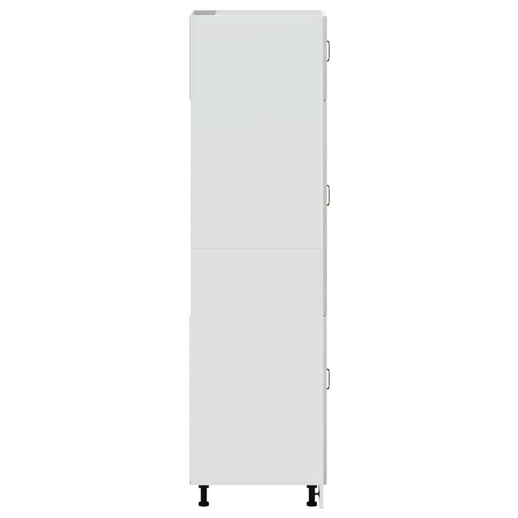 vidaXL Kitchen Cupboard Lucca Concrete Grey Engineered Wood 5