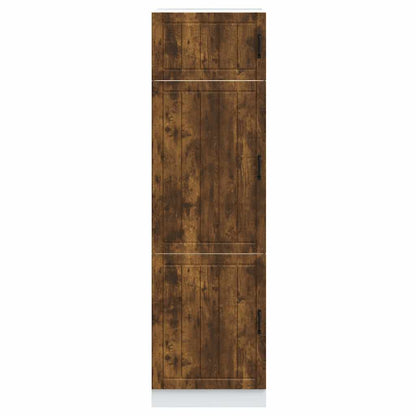 vidaXL Kitchen Cupboard "Lucca" Smoked Oak Engineered Wood 3