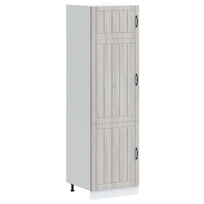 vidaXL Kitchen Cupboard "Lucca" Grey Sonoma Engineered Wood 1