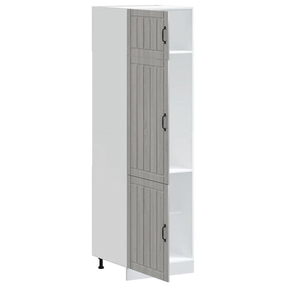 vidaXL Kitchen Cupboard "Lucca" Grey Sonoma Engineered Wood 4