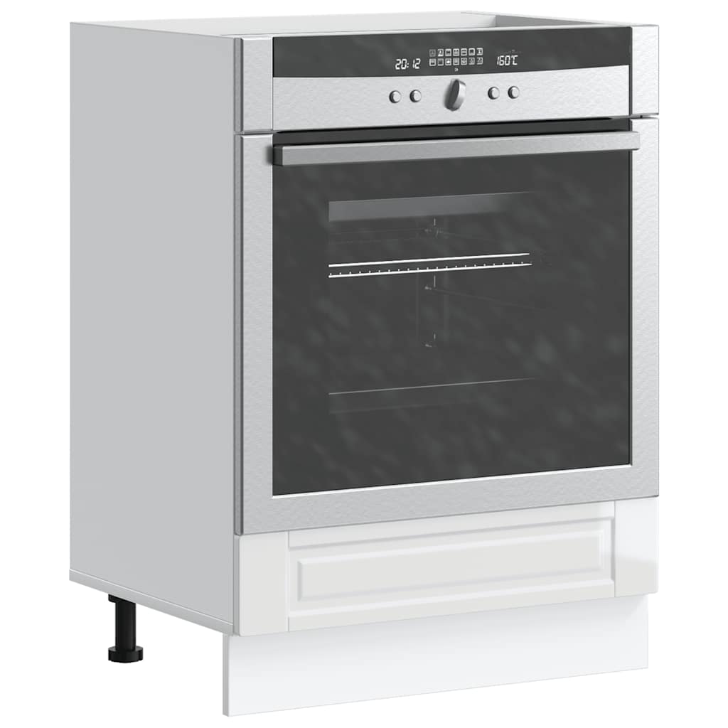 vidaXL Kitchen Base Cabinet "Porto" Engineered Wood High Gloss White
