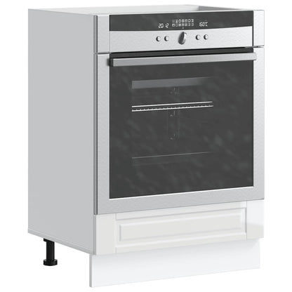 vidaXL Kitchen Base Cabinet "Porto" Engineered Wood High Gloss White
