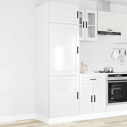 vidaXL Kitchen Cupboard "Porto" High Gloss White Engineered Wood 1