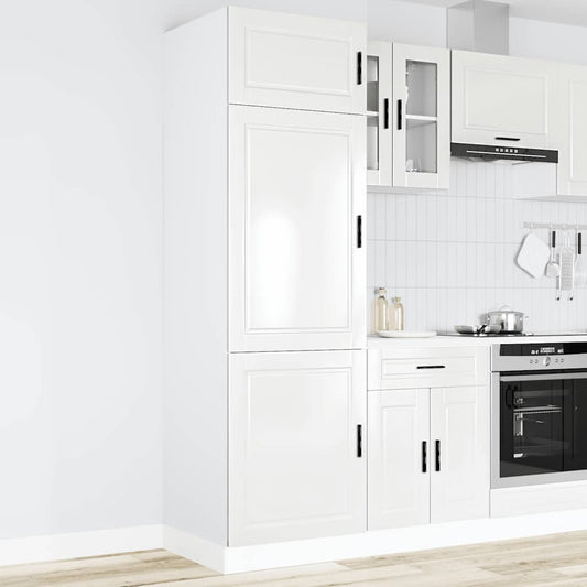 vidaXL Kitchen Cupboard "Porto" High Gloss White Engineered Wood 1