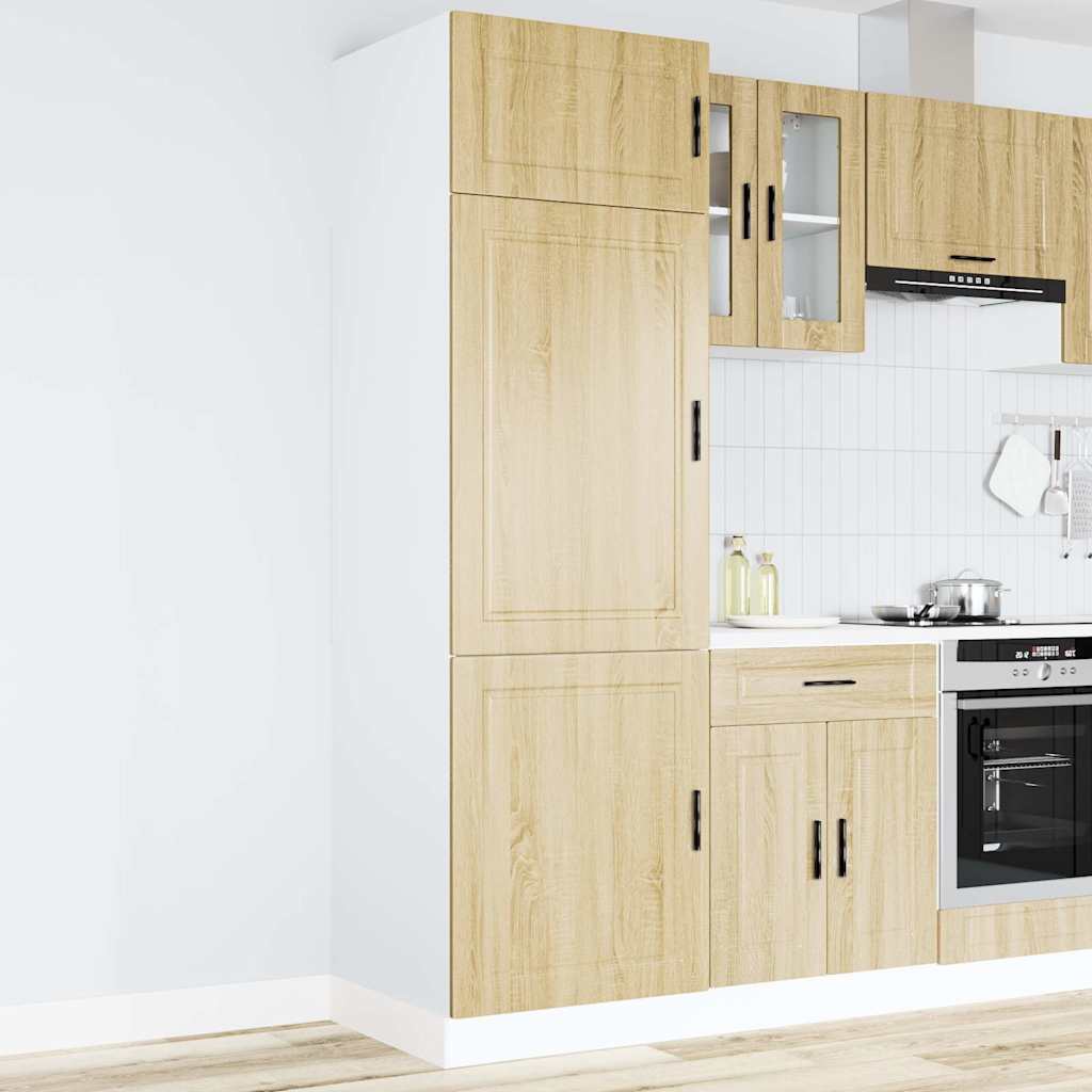 vidaXL Kitchen Cupboard "Porto" Sonoma Oak Engineered Wood 1