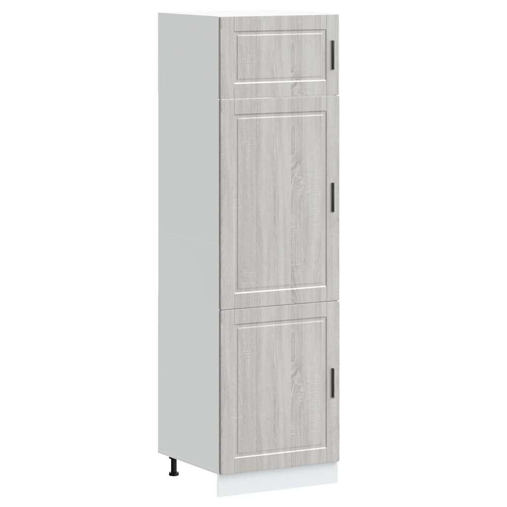 vidaXL Kitchen Cupboard "Porto" Grey Sonoma Engineered Wood 2