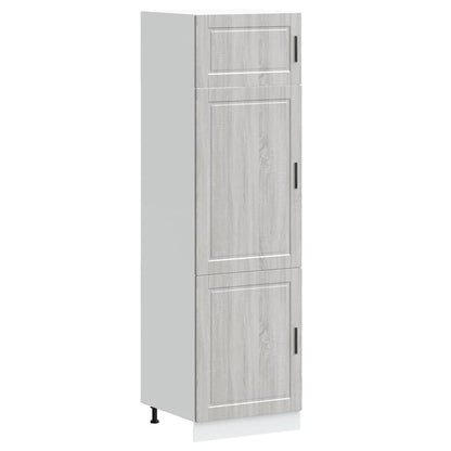 vidaXL Kitchen Cupboard "Porto" Grey Sonoma Engineered Wood 2