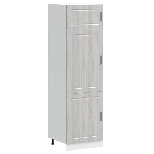 vidaXL Kitchen Cupboard "Porto" Grey Sonoma Engineered Wood 2