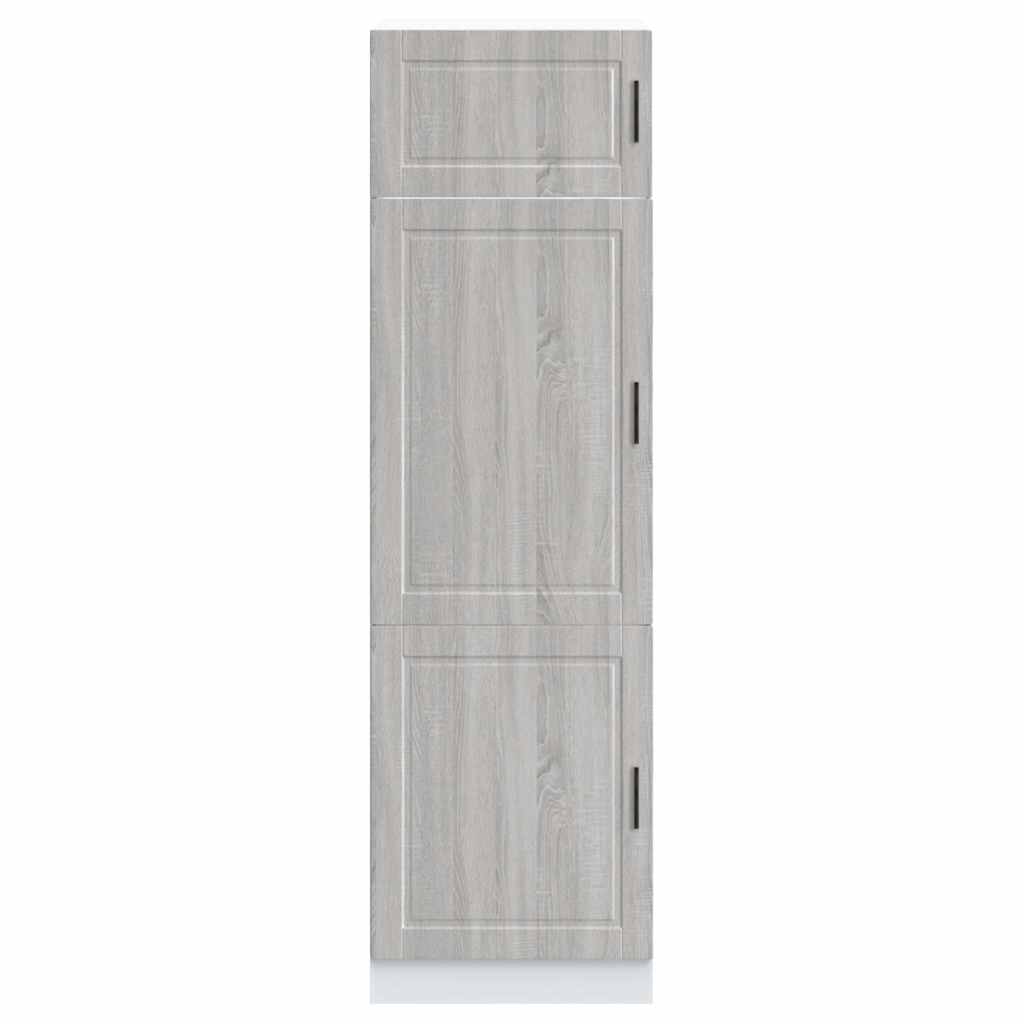 vidaXL Kitchen Cupboard "Porto" Grey Sonoma Engineered Wood 3