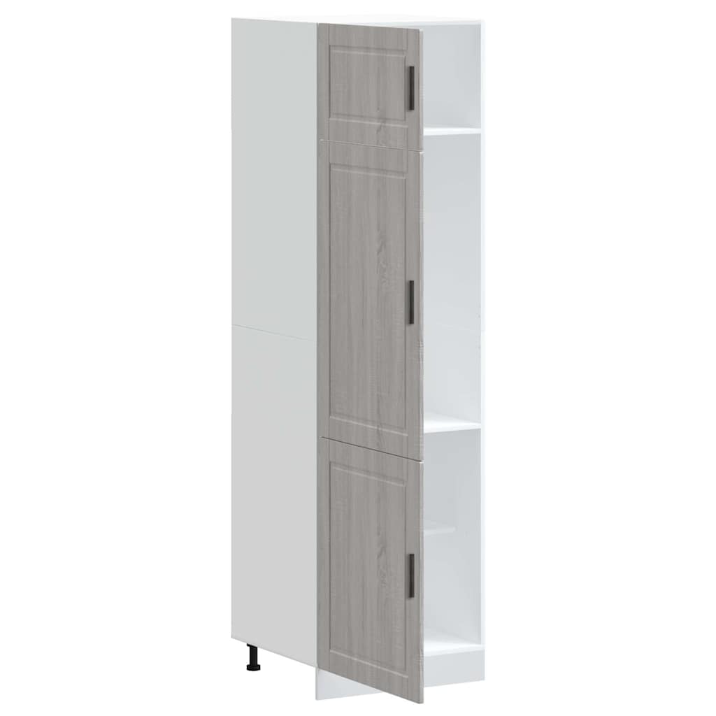 vidaXL Kitchen Cupboard "Porto" Grey Sonoma Engineered Wood 4