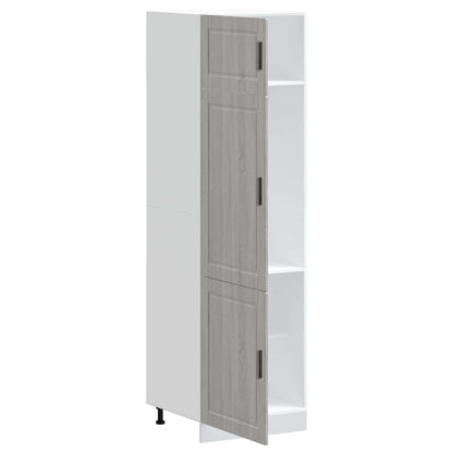 vidaXL Kitchen Cupboard "Porto" Grey Sonoma Engineered Wood 4