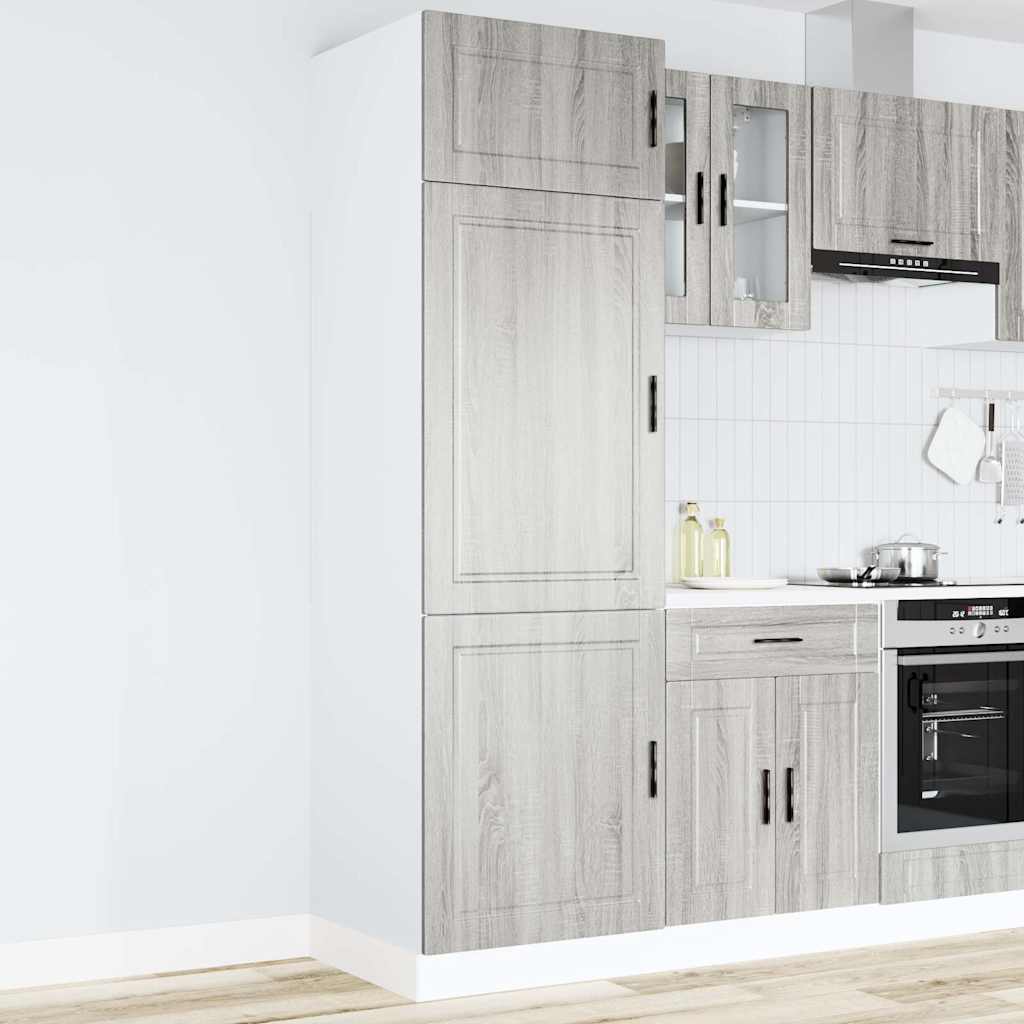 vidaXL Kitchen Cupboard "Porto" Grey Sonoma Engineered Wood 1