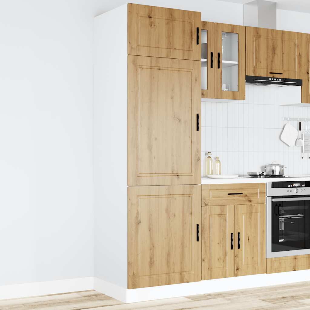 vidaXL Kitchen Cupboard "Porto" Artisan Oak Engineered Wood 1