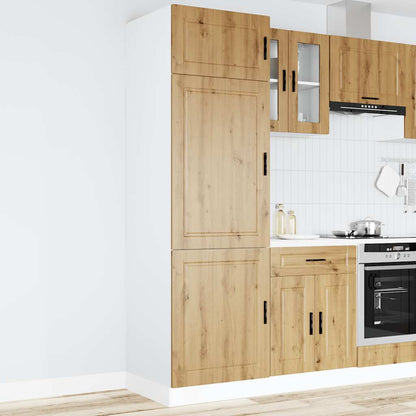 vidaXL Kitchen Cupboard "Porto" Artisan Oak Engineered Wood 1