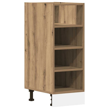 Kitchen Base Cabinet "Lyon" Engineered Wood Artisan Oak 1x bottom cabinet (4 shelves) 30 cm