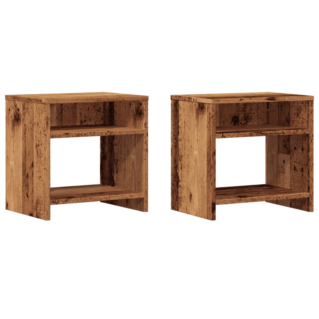 Bedside Cabinet 40x30x40 cm Engineered Wood Old wood