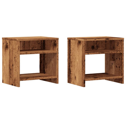 Bedside Cabinet 40x30x40 cm Engineered Wood Old wood