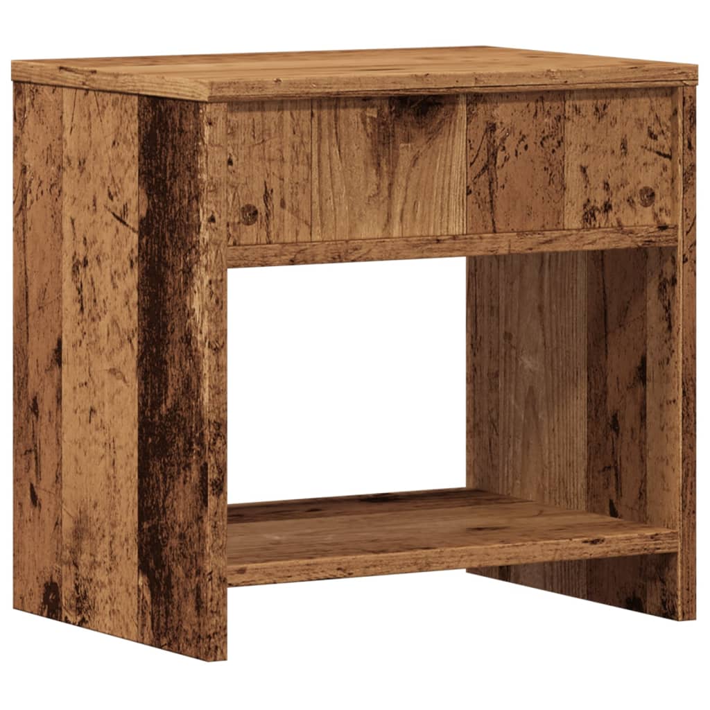 Bedside Cabinet 40x30x40 cm Engineered Wood Old wood