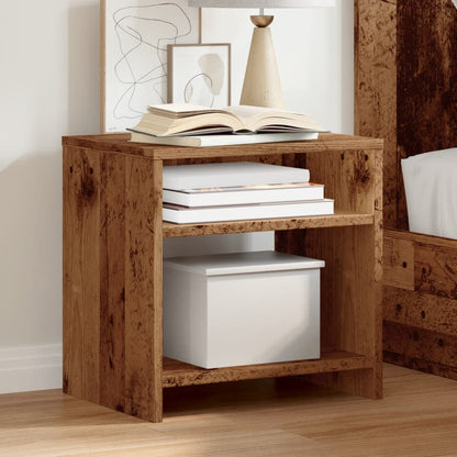 Bedside Cabinet 40x30x40 cm Engineered Wood Old wood