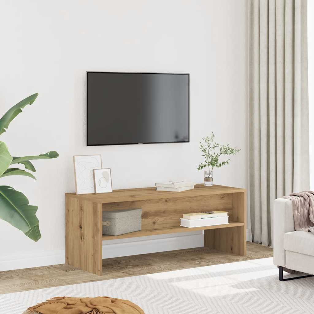 TV Cabinet 100x40x40 cm Engineered Wood Artisan oak