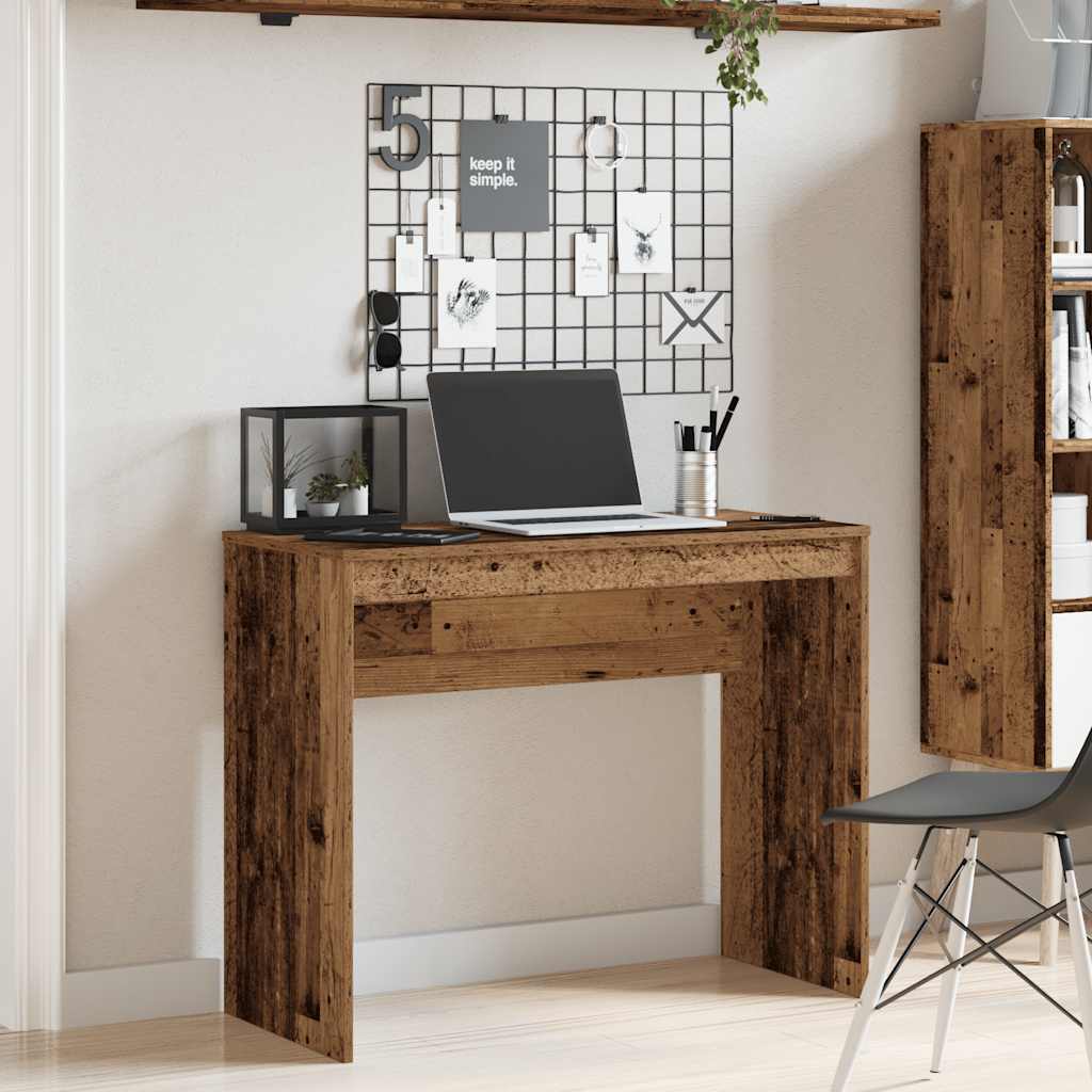 Desk 90x40x72 cm Engineered Wood Old wood