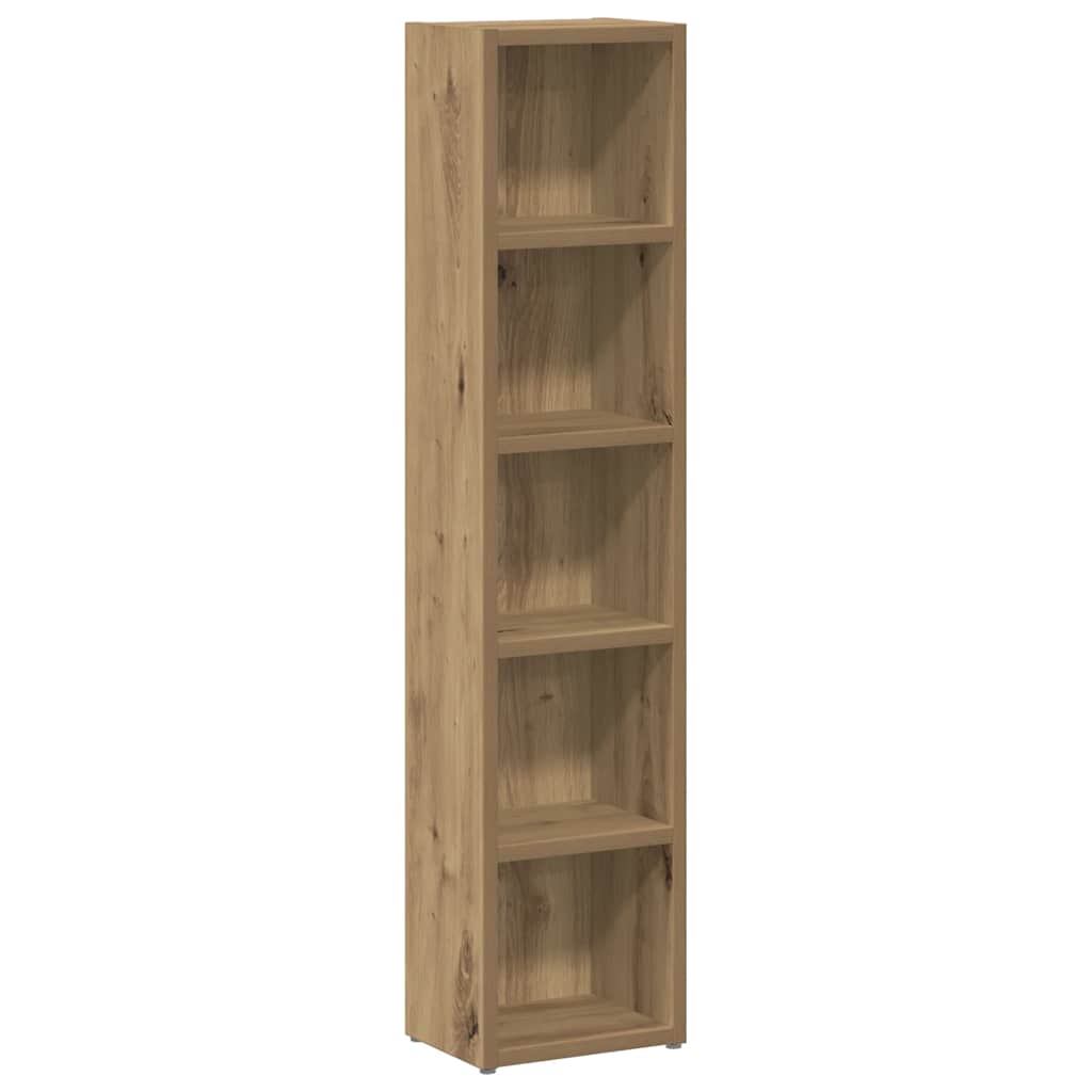 CD Cabinets 2 pcs 21x16x93,5 cm Engineered Wood Artisan oak