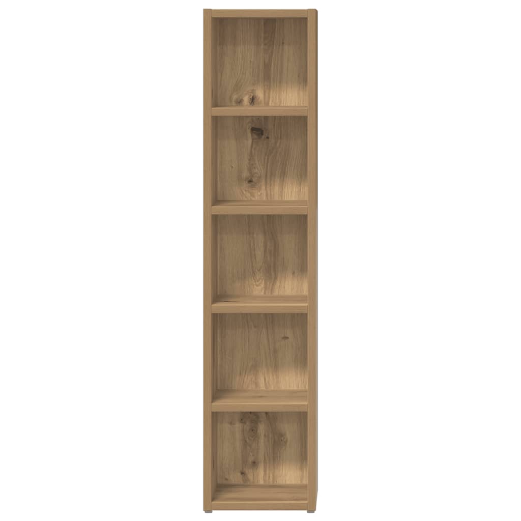CD Cabinets 2 pcs 21x16x93,5 cm Engineered Wood Artisan oak